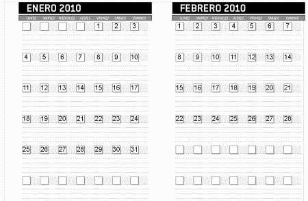 Calendario Mensual